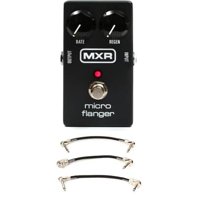MXR M152 Micro Flanger Pedal with 3 Patch Cables image 1