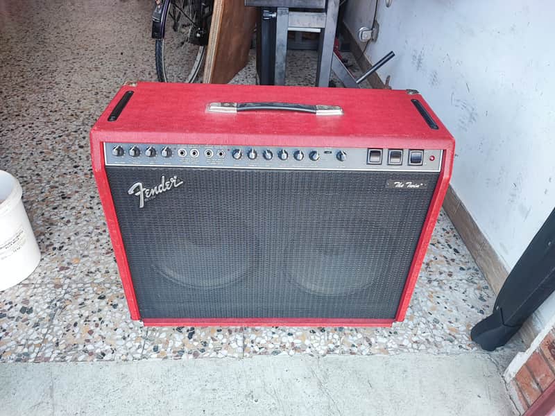 Fender the twin 1989 - red cobra tweed image 1