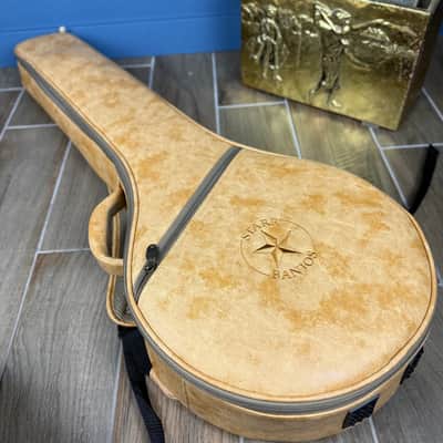 Starr Limited Edition 11" Cherry Rolled Brass Tone Ring 5-String Openback Banjo - Satin image 22
