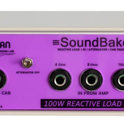 100W Multi-Impedance (4Ω / 8Ω / 16Ω) Reactive Attenuator, Load Box & DI image 10