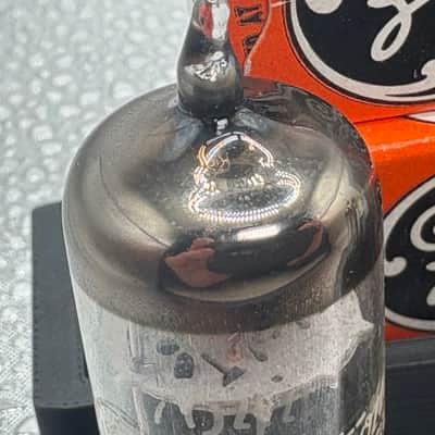 Amplitrex tested GE 7044 7119 5687 Vacuum Tube Pair dated September 1979 image 4