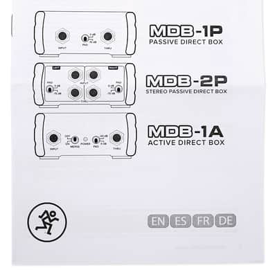Mackie MDB-1P Passive Direct Box DI Box image 7