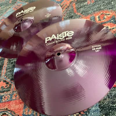 Paiste 14” Color Sound 900 Purple Hi-Hat Cymbals image 3