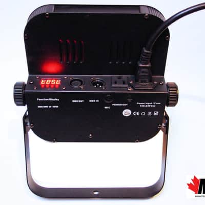 MEC XF-144 LED Slim Flat RGB Par 64 Can Puck Style DMX DJ light 144 x 10mm image 2