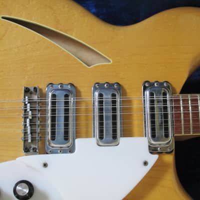 1968 Vintage Rickenbacker 370-12 Mapleglo Finish Feb/68 image 8