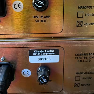 Chandler Limited RS124 Mastering Version Stereo Pair 2010s - Gray image 5