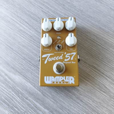Wampler Tweed '57 Overdrive / Amp Simulator (2012) - Rare Early Hand-Made Version (Through-Hole Circuit) with Original Box, Bag & Factory Battery image 8