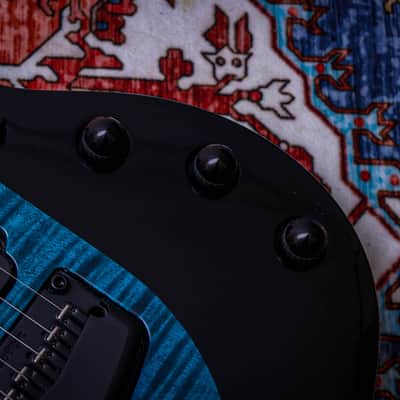 ERNIE BALL USA Music Man JP Signature Majesty 6 "Okelani Blue + Ebony" (2023) image 11