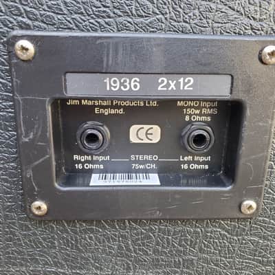 Marshall JCM 900 Lead Series Model 1936 2x12 Cabinet 1997 - Black image 6