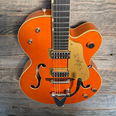 Used Gretsch G6120T-59 Vintage Select Edition '59 Chet Atkins Orange Stain image 2