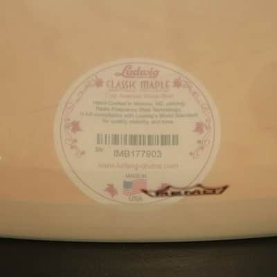 Ludwig Classic Maple Jazzette 3Pc Shell Pack 12/14/18 (Lemon Oyster) image 11