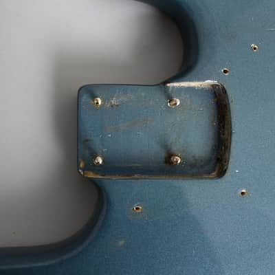 Fender  Jazz Bass Solid Body Electric Bass Guitar (1964/5), ser. #L24522, molded black plastic hard shell case. image 17