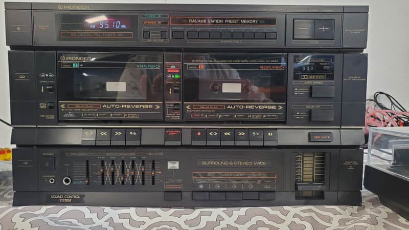 Pioneer DC-555Z, TX-555Z, PL-555Z Late 80s Black | Reverb