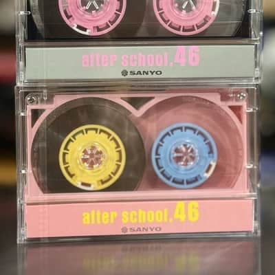 Sanyo After school 46 Rare Vintage Cassette Blank 1 piece Japan Collectible image 15