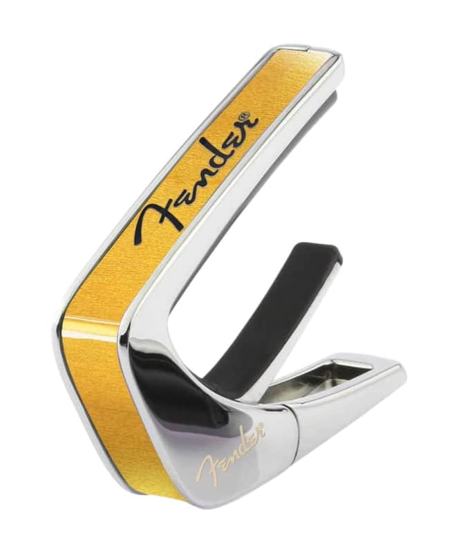 Thalia Guitar Capo - Fender Officially Licensed w/Fender Specific Fret Pads (Maple w/Black Spaghetti Logo) image 1