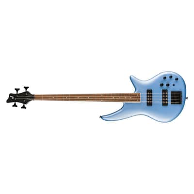 Jackson X Series Spectra Bass SBX IV 4-String Right-Handed Bass Guitar with Nyatoh Body and Laurel Fingerboard (Matte Blue Frost) image 6