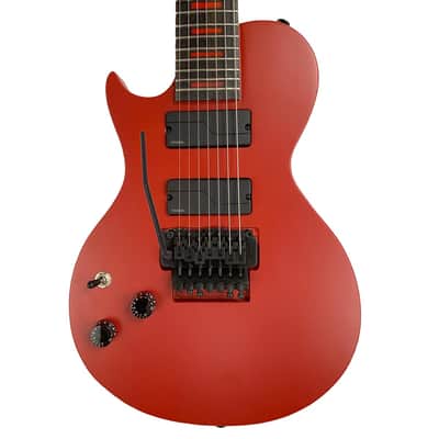 Sawtooth Americana Heritage HM724 Left-Handed 7-String Electric Guitar with Fluence Pickups & Floyd Rose Original, Satin Red image 3