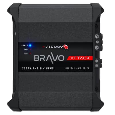 Stetsom BRAVO ATTACK 3000 Watts RMS Mono Full Range Digital Amplifier 4Ohm image 3