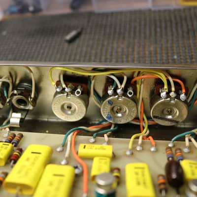 1978 Music Man HD-130 bass head with 2x12 RH cab image 13