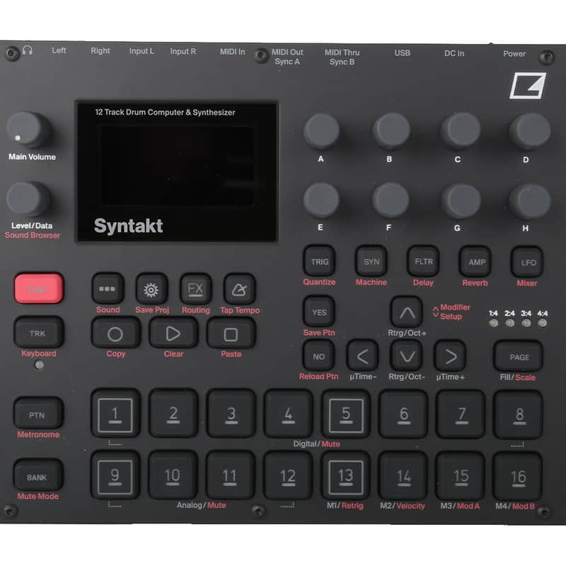 Elektron Syntakt 12-Voice Drum Computer and Synthesizer Synth
