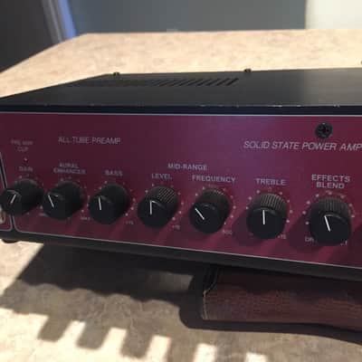SWR Basic 350 Bass guitar head rare red face version pre-Fender Tube preamp 350 watt amp head image 2