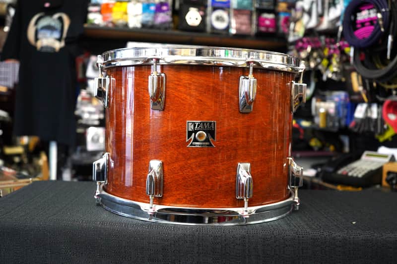 1985 Tama/Japan Superstar Series Rare 14" Birch Shell Tom - Super Mahogany Lacquer 10x14'' Tom image 1