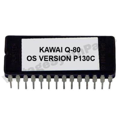 KAWAI Q80 Midi Sequencer Firmware version C Update Upgrade  Operating System Rom Eprom Q80 Chip Ic