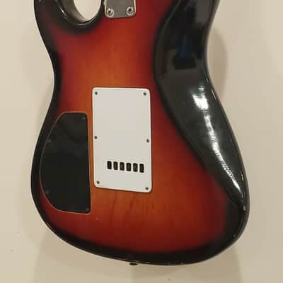 Rare Vintage 70's Univox Stratocaster Style MIJ Japan HSS Racing Stripes image 11