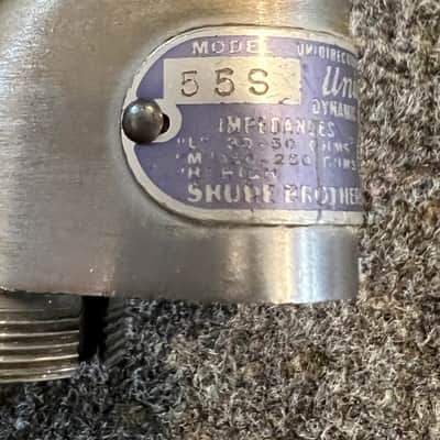 Shure 55S Unidyne Microphone 1950's - Metal image 6