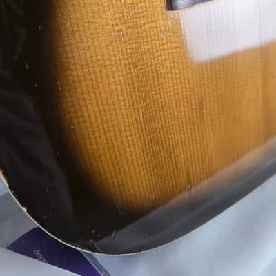Silvertone Harmony 621 1965 - X-brace Conversion, Neck Reset, Bone Nut & Saddle, Seymour Duncan Maverick Soundhole Pickup image 20