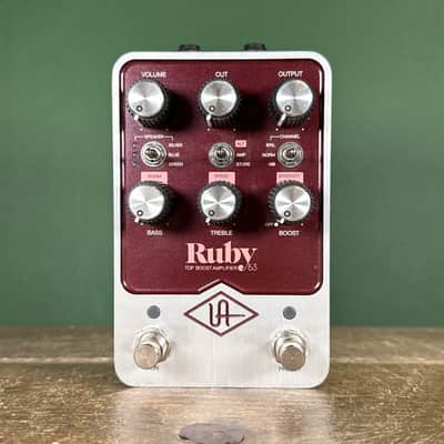 Universal Audio Ruby ’63 Top Boost Amplifier 2022 - Present - Ruby / Silver image 2