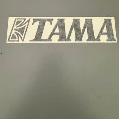 Set of (2) Tama Bass Drum Decals - Gold & Black image 4