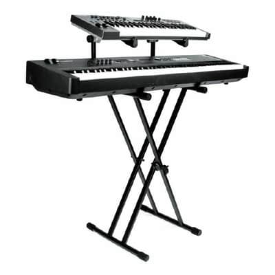 Gator Heavy-Duty 2 Tier X Style Keyboard Synthesiser Stand image 1