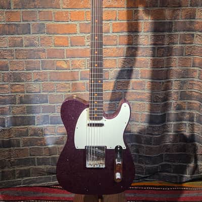 Fender 2023 Limited Edition Custom Shop FSR '63 Telecaster Magenta Sparkle w/ OHSC & CoA image 4