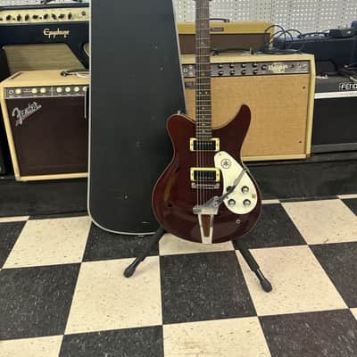 Yamaha SA-15 D Hollow Body 1968 - 1972 -MIJ - Maroon image 3