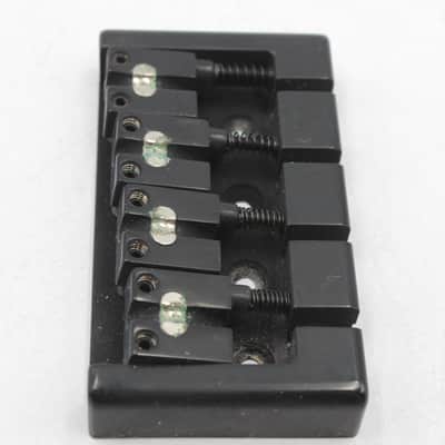 4 String MIK Black Bass Guitar High Mass Piezo-Bridge WITHOUT Piezo image 2