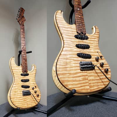 Barlow Guitars Eagle 2023 Quilt Maple / Caribbean Rosewood image 2