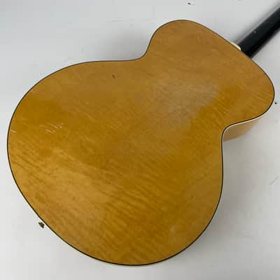 National 1120 Archtop 1950s Nice 16" Maple Body ,  with Factory Pickup, Hardshell case and Cable image 11