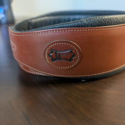 Levy's Signature Legacy Series 3" Veg-Tan Leather Guitar Strap (MSS1-WAL) 2013 - Walnut image 1