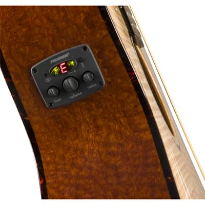 Fender FA-345CE Auditorium Acoustic Electric Guitar -Walnut Fingerboard, Natural image 7