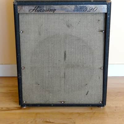 1965 Harmony H420 Vintage Valco Made Tube Amp Supro Thunderbolt Variant image 2