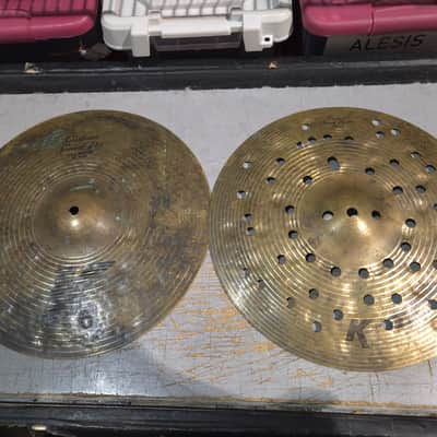 Zildjian 14" K Custom Special Dry Hi-Hat Bottom Dry FX Top Cymbals (Pair) image 1