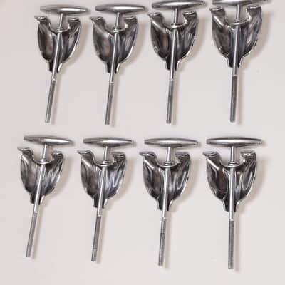 (10) Gretsch Bass Drum Tension Rods & Claws - 1960s / MINT CONDITION - INSPECTED & TESTED image 5