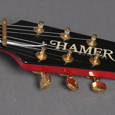 Hamer Sunburst Floyd Rose Cherry Sunburst 1993 image 13