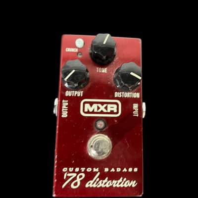 MXR M78 Custom Badass '78 Distortion 2011 - Present - Red - X15094 image 1