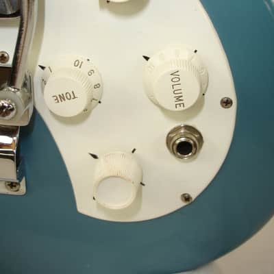 Vintage 60's Kalamazoo by Gibson KG-2A Electric Guitar, Las Vegas Blue w/ Gibson Chipboard Case image 6
