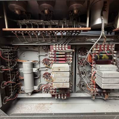 1938 Collins Radio Co. 12H-6 Console tube mixer broadcast preamp image 16
