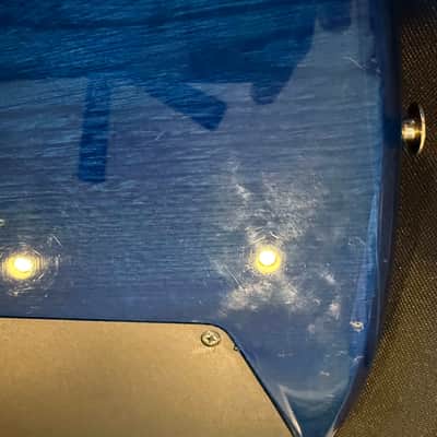 MIJ Fender Prophecy II Bass PJ  1993 - 1994 - Sapphire Blue Transparent with GIg Bag image 14