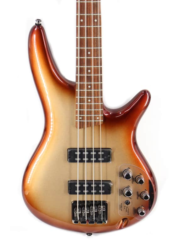 Ibanez Standard SR300E Electric Bass - Charred Champagne Burst image 1