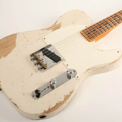 Fender Limited Edition Reverse Esquire Heavy Relic 2024 Aged White Blonde image 2